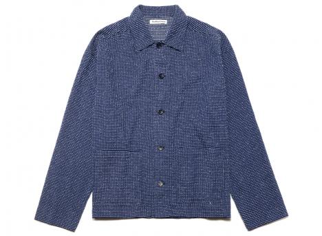 YMC P2YAK PJ Overshirt Blue / White