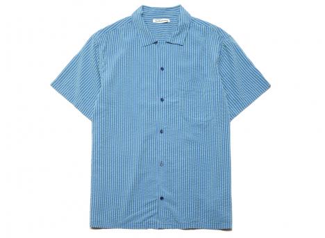 YMC P2YAU Malick Shirt Blue / Green