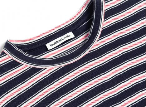 YMC P6AAB Triple Tshirt Navy / Multi