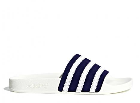 Adidas Adilette White / Navy CG6436