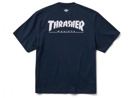 Adidas Skateboarding AFA x Thrasher Tee Navy KX4543