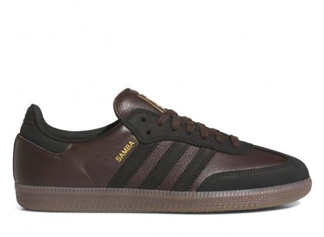 Adidas Skateboarding Samba Adv Dark Brown / Core Black / Gum KJ0263