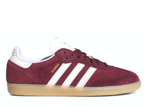 Adidas Skateboarding Samba Adv Shadow Red / Cloud White / Maroon KJ0265