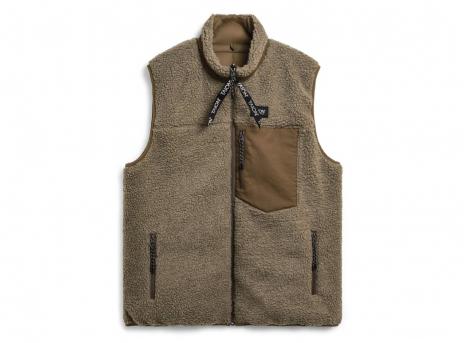 Taion Down x Boa Reversible Down Vest Light Brown / Beige