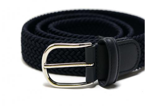 Anderson Woven Elastic Belt Navy