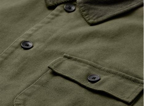 Anerkjendt Akbastian Canvas Jacket Forest Night 902507