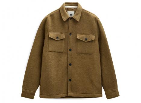 Anerkjendt Akoscar Boiled Wool Overshirt Ermine 902022
