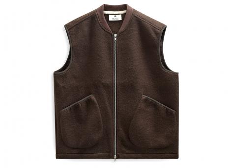 Anerkjendt Akrobin Boiled Wool Gilet Delicioso 902694