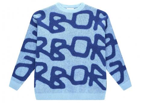 Arbor Antwerp Big Logo Arbor Alpaca Knit Blue
