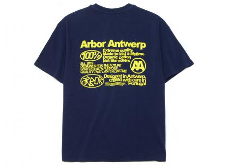 Arbor Antwerp Quality Tshirt Blue / Yellow