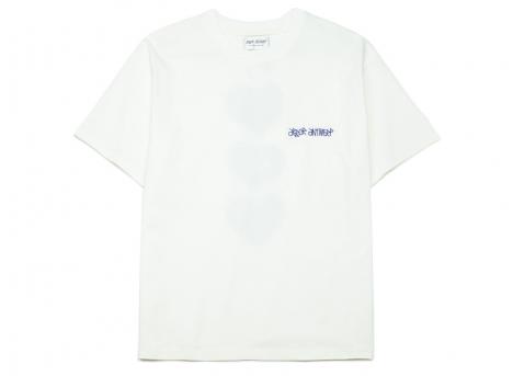 Arbor Antwerp Triple Heart Tshirt White / Blue