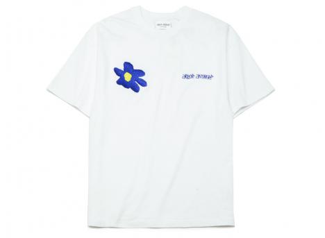 Arbor Antwerp Violet Blue Tshirt White