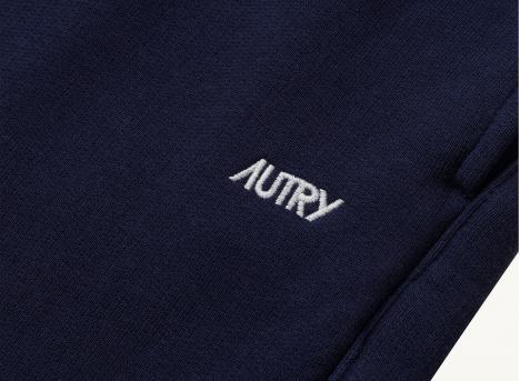Autry Embroidered Logo Shorts Blue