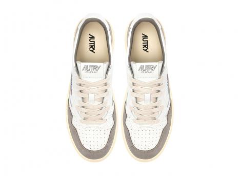 Autry Medalist Low FT15 Soft Leather / Suede White / Cemento