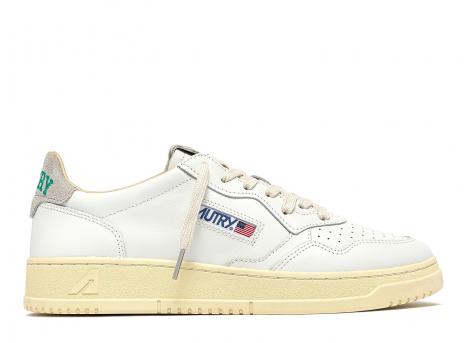 Autry Medalist Low HJ01 Leather / Suede / Logo White / Nuvole