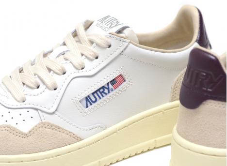 Autry Medalist Low LS18 Leather / Suede White / Fig