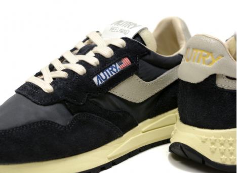 Autry Reelwind NC05 Nylon / Crack Leather White / Black