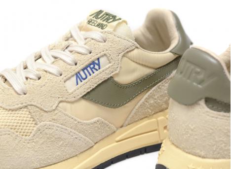Autry Reelwind Low UT62 Suede / Net Ecru / Covgrn