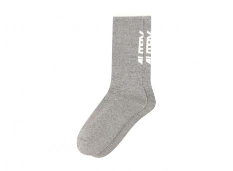Autry Jacquard Socks Logo Dark Grey Melange