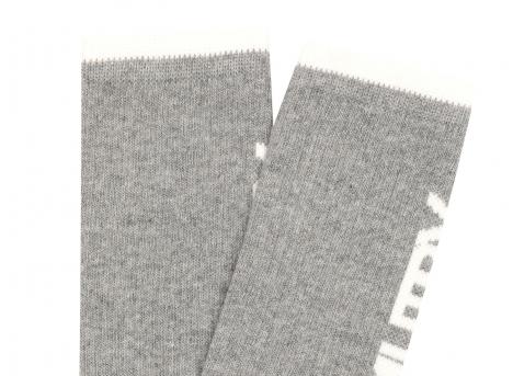 Autry Jacquard Socks Logo Dark Grey Melange