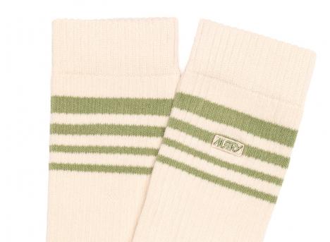 Autry Jacquard Striped Socks Corde / Chrysalis
