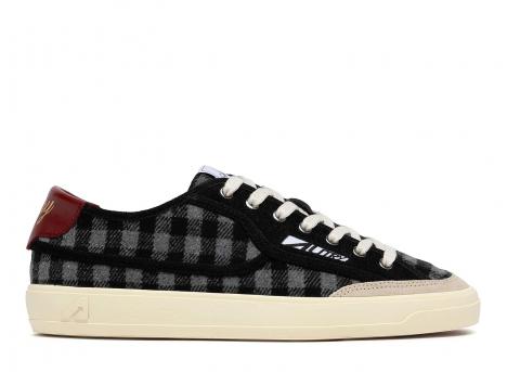 Autry Windscape Low XC03 Check Fabric / Suede / Leather Grey / Black / Syrah