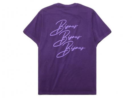 Bisous Skateboards Cigarette Tshirt Purple
