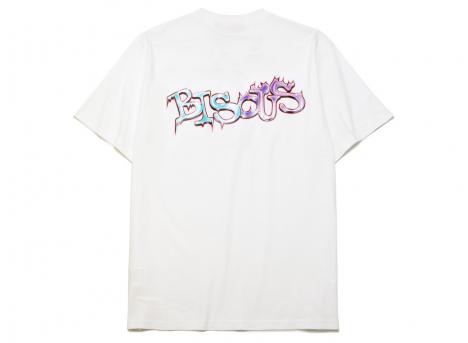 Bisous Skateboards Ice & Flame Tshirt White