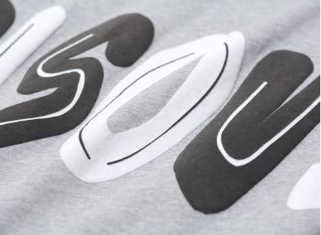 Bisous Skateboards Past Tshirt Sport Grey