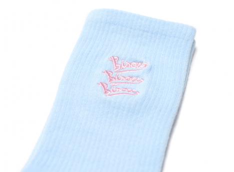 Bisous Skateboards Gianni Socks Light Blue