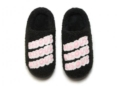 Bisous Skateboards Sonics Slippers Black