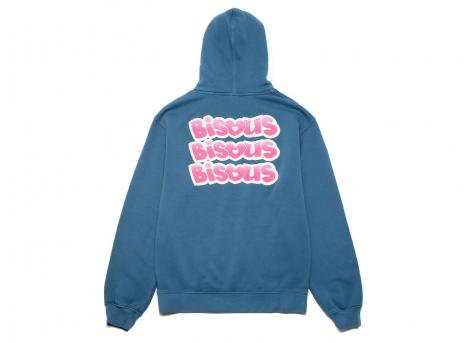 Bisous Skateboards Tony Hoodie Petrol Blue