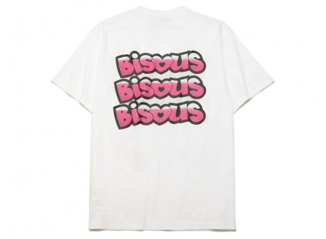 Bisous Skateboards Tony Tshirt White
