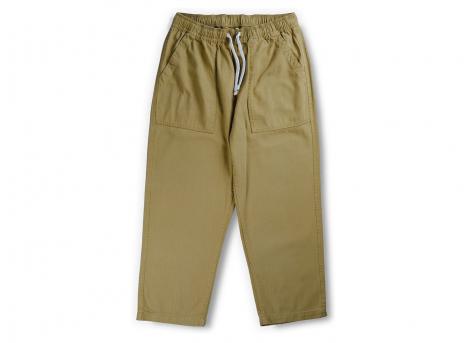 Bleu Relaxed Pants Herringbone Beige