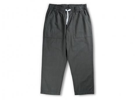 Bleu Relaxed Pants Herringbone Khaki