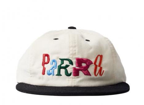 By Parra Error Logo 6 Panel Hat Off white