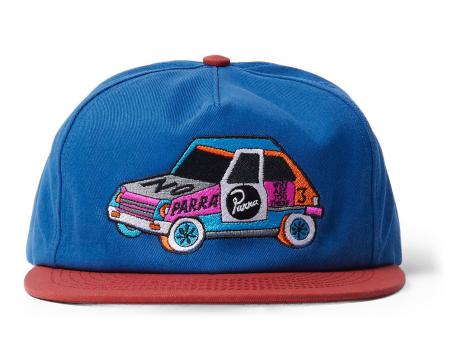 By Parra No Car 5 Panel Hat Blue 56290