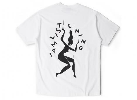 By Parra Not Listening Tshirt White 56311