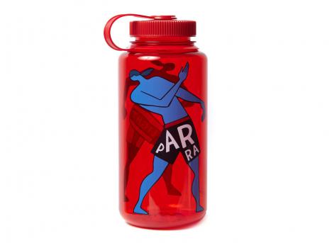 By Parra Water Slapped Nalgene Bottle Red 56190
