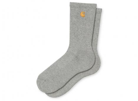 Carhartt Chase Socks Grey / Gold I029421