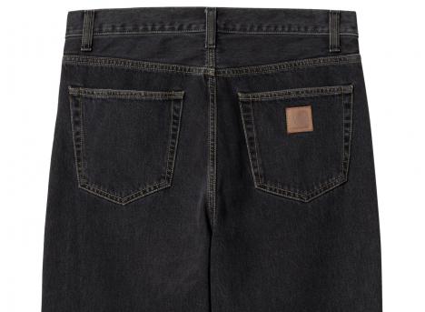 Carhartt Aaron Pant Black Stone Washed I034237