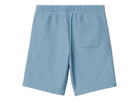 Carhartt American Script Sweat Short Frosted Blue I031685