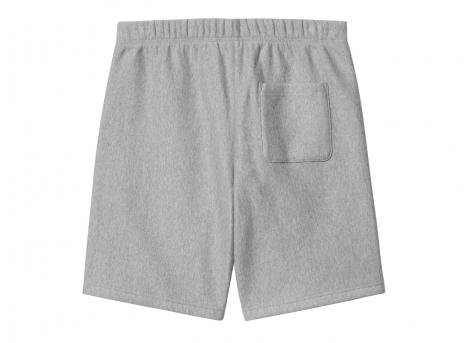 Carhartt American Script Sweat Short Grey Heather I031685
