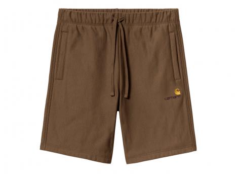 Carhartt American Script Sweat Short Lumber I031685
