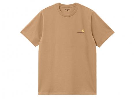 Carhartt American Script Tshirt Peanut I029956