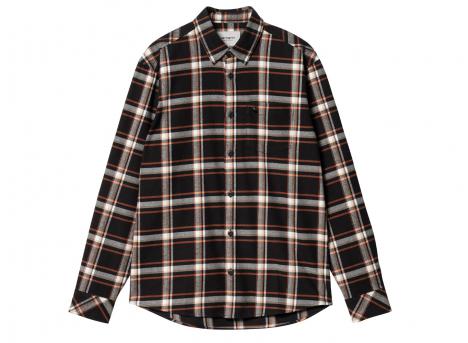 Carhartt Barten Shirt Check Black I032264