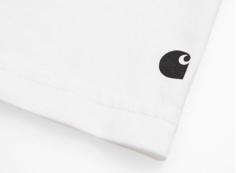 Carhartt Base Tshirt White / Black I026264