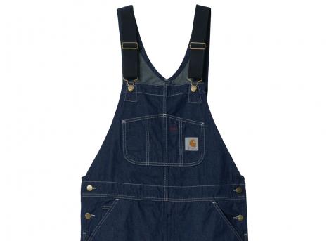 Carhartt Bib Overall Blue One Wash I022946