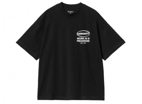 Carhartt Body Of Work Tshirt Black / White I034042