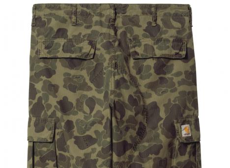 Carhartt Cargo Pant Camo Duck Green / Office Green Garment Dyed I034249